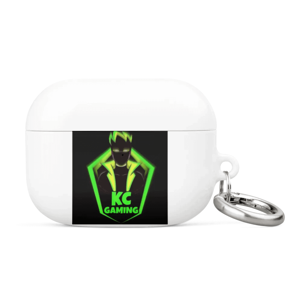 custom airpods case with kc gaming logo on it product image (4)