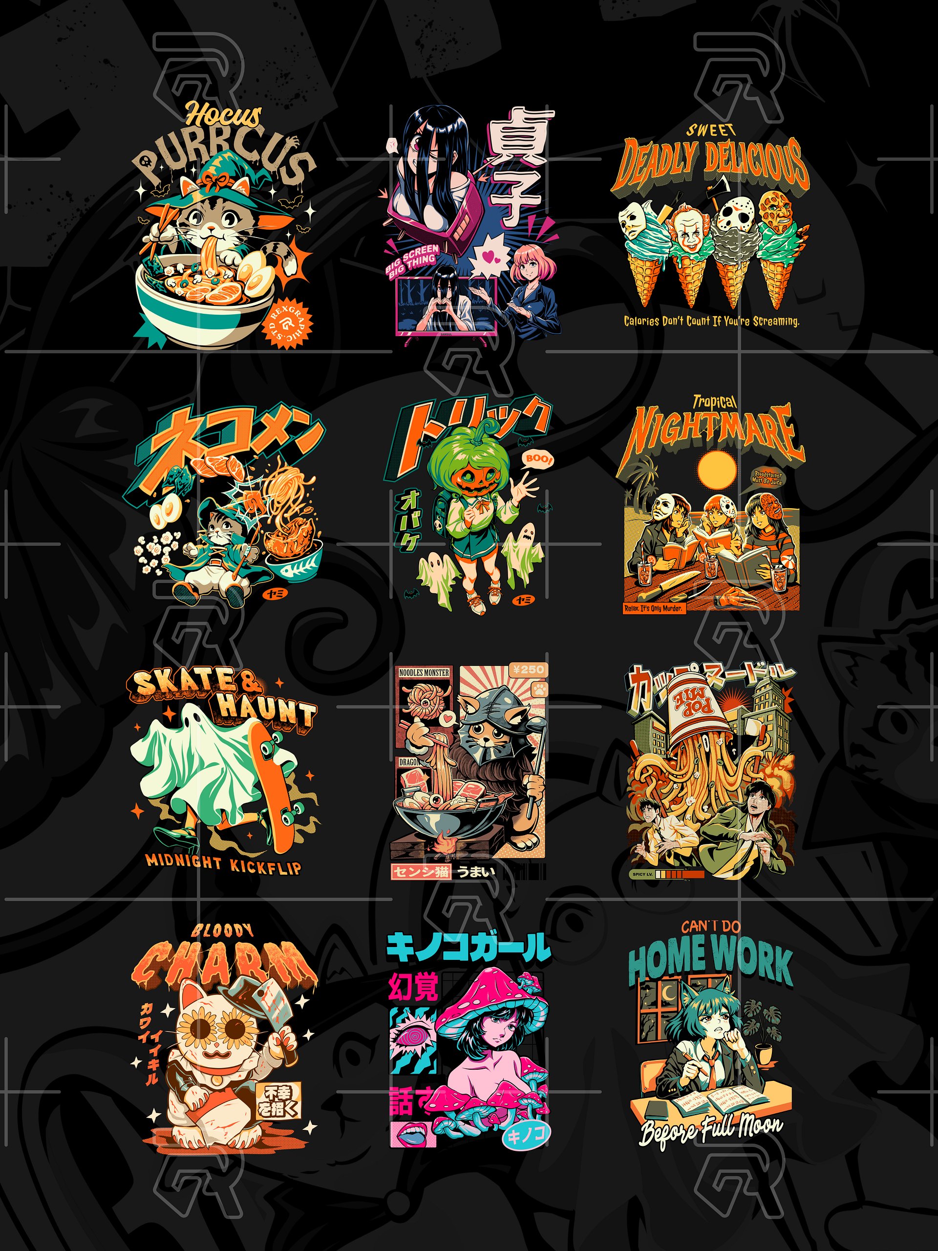 Halloween T-Shirt Design Bundle (for commercial use) product image (3)
