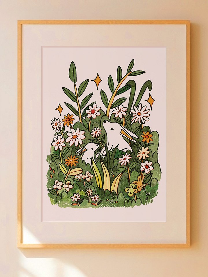 Bunny Family Print product image (1)