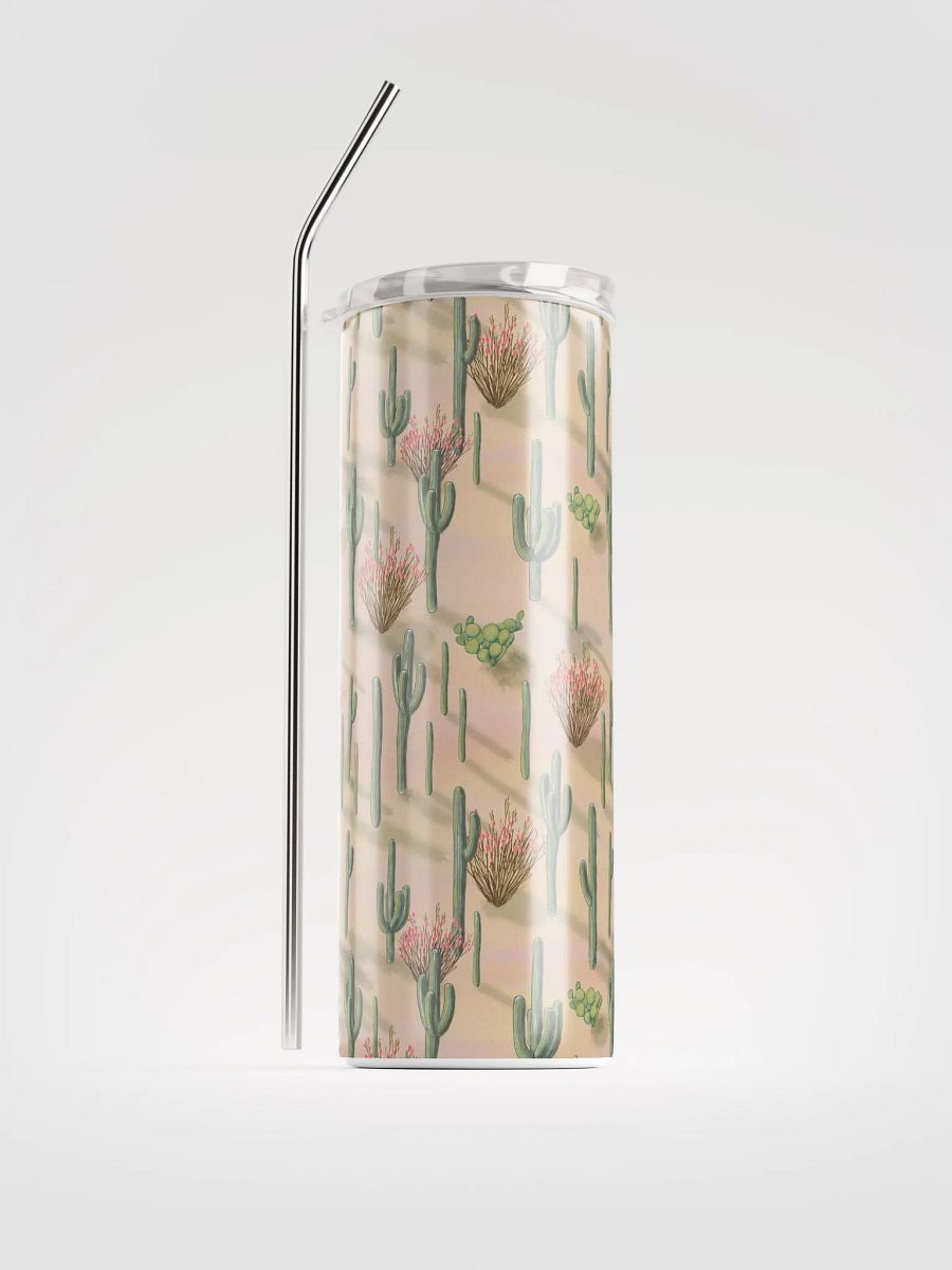 Saguaros of the Sonoran Desert Stainless Steel Tumbler with Straw product image (8)