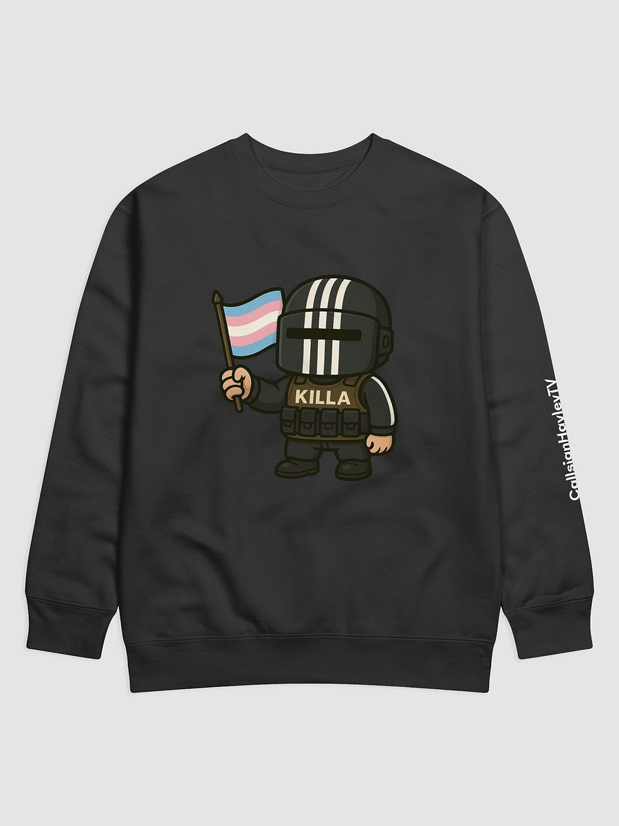 Raid With Pride – Trans Edition Sweatshirt (Black) product image (1)