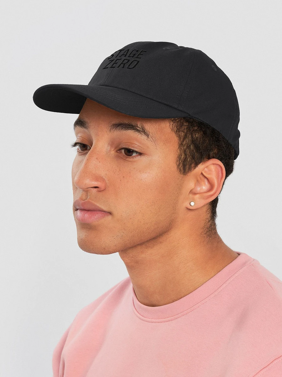 SpaceX Inspired Stage Zero Dad Hat Black on Black product image (7)