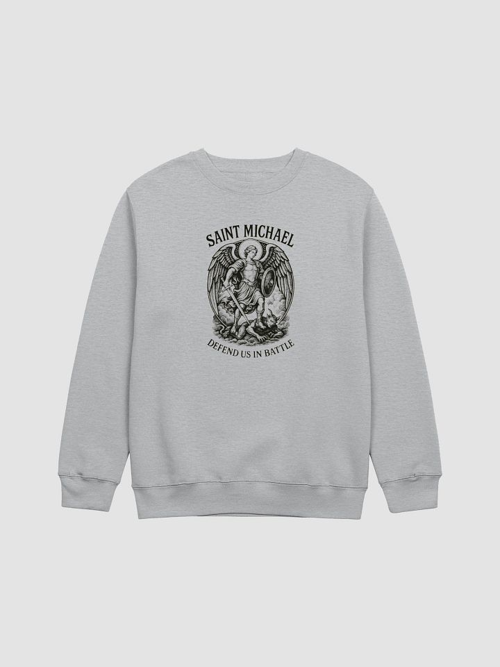 St Michael Defend Us In Battle Sweatshirt product image (2)
