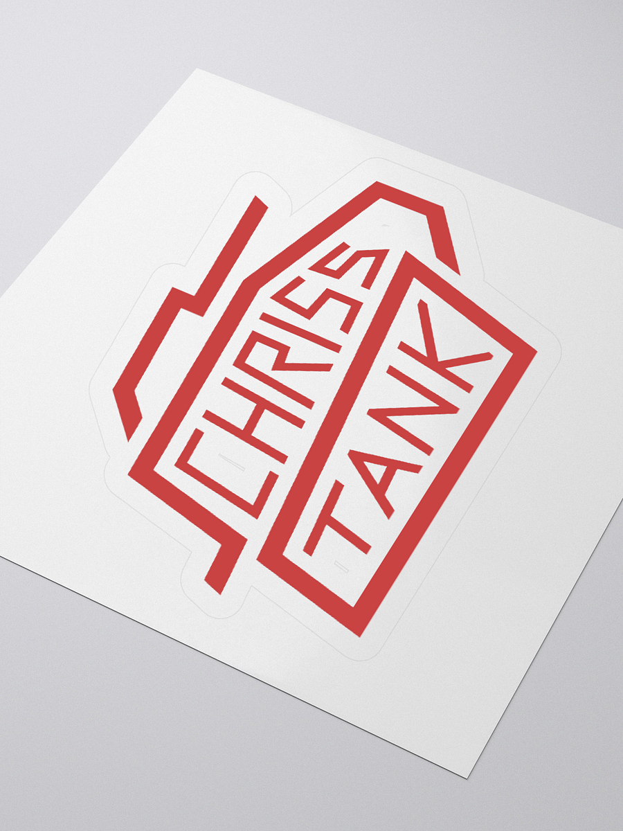 Chriss Tank Logo Sticker product image (3)