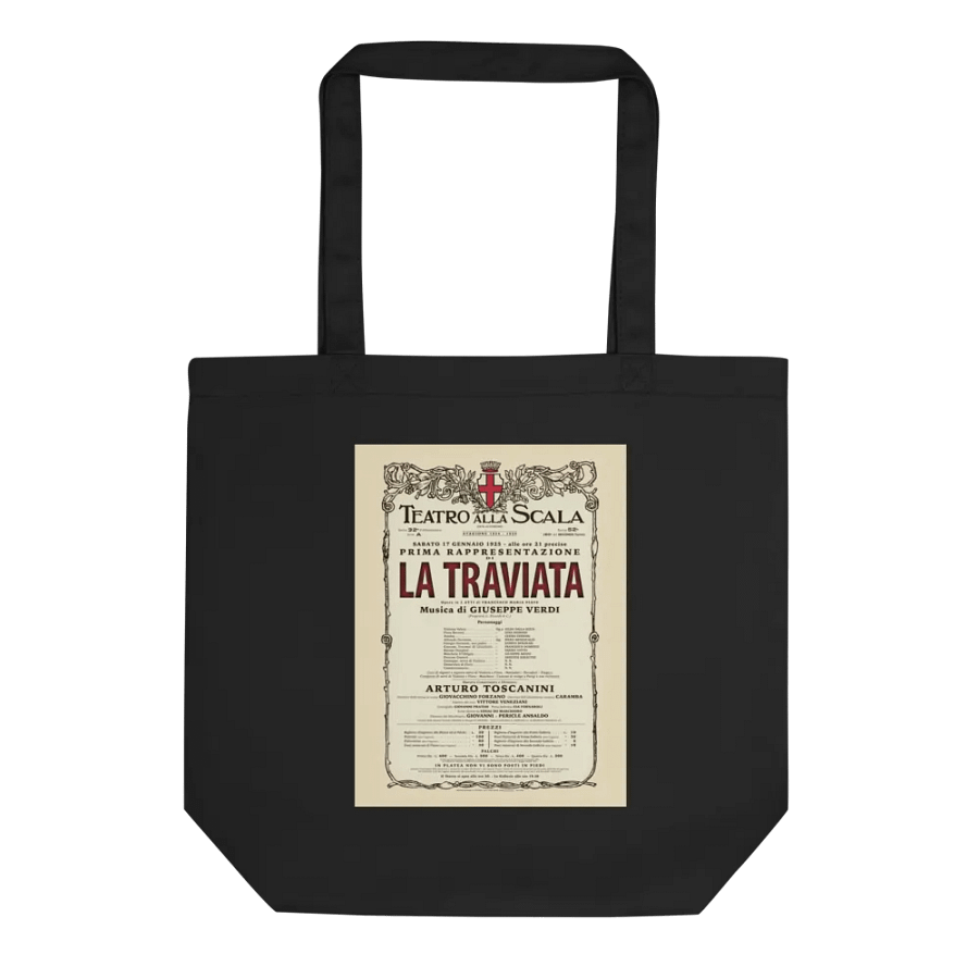 Vintage-Style La Scala La Traviata Tote Bag product image (1)
