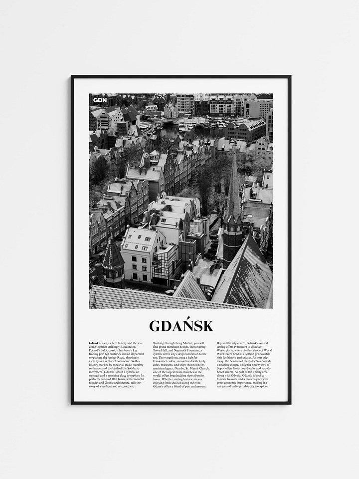 Gdansk 01 Newspaper Poster product image (1)