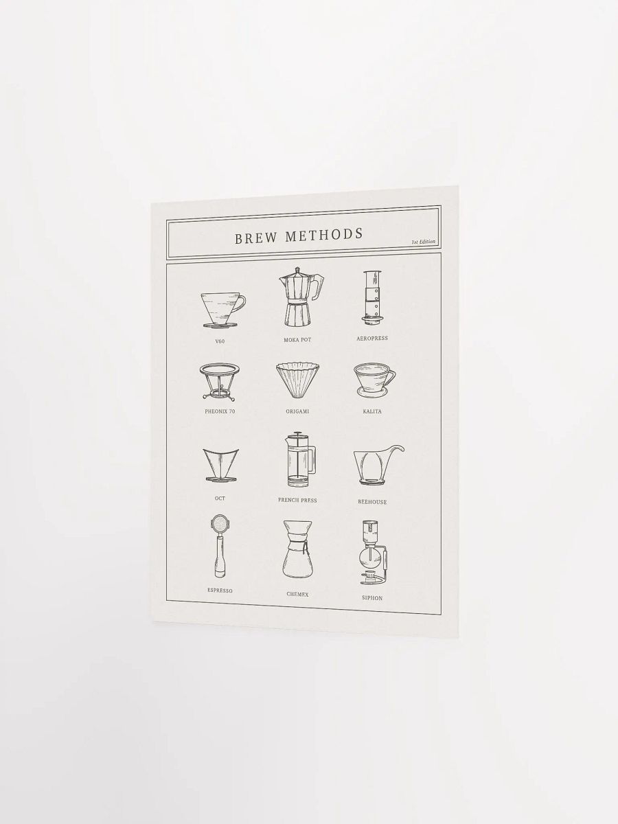 brew methods poster // v.01 [PRINT] product image (2)