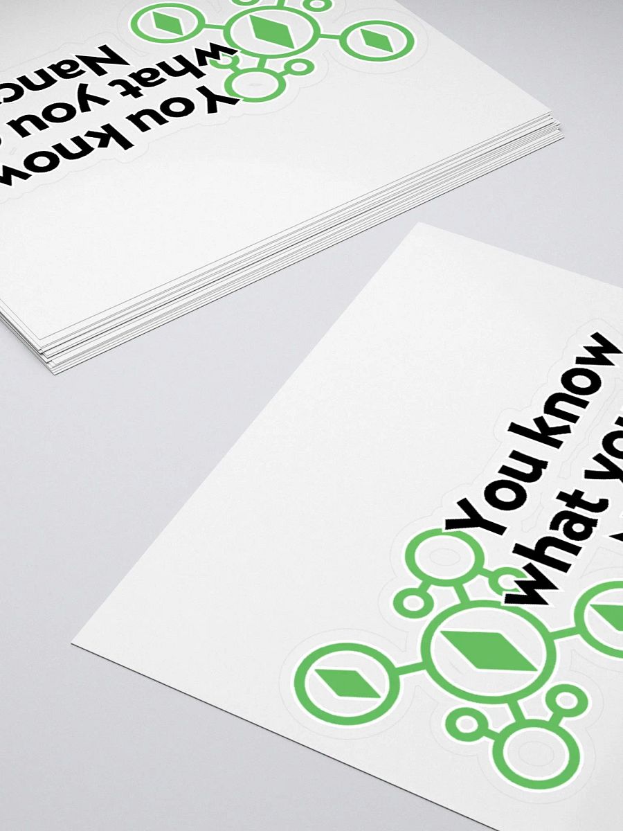 You know what you did, Nancy Sticker product image (4)