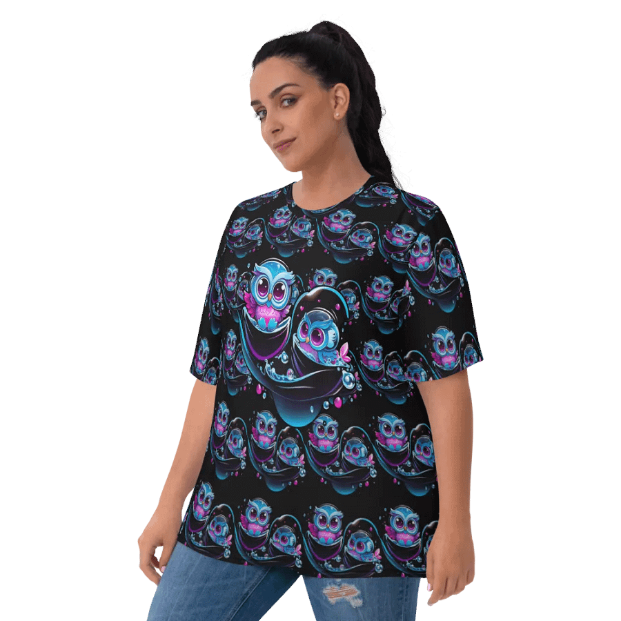 Kawaii Owls All Over Print T-shirt product image (10)