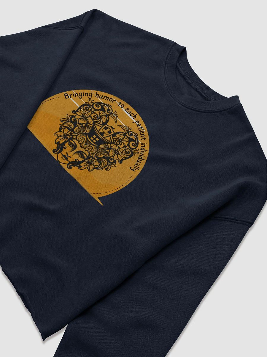 Bringing humor to each patient individually - Nurse icon Fleece Sweatshirt product image (22)