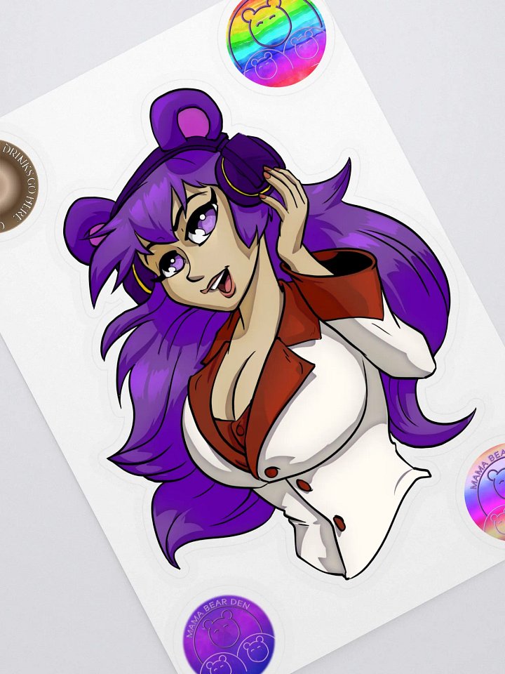 Bear Waifu Sticker product image (2)