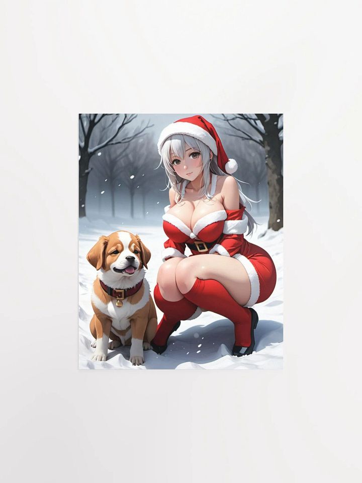Santa's Snowy Serenade Poster product image (3)