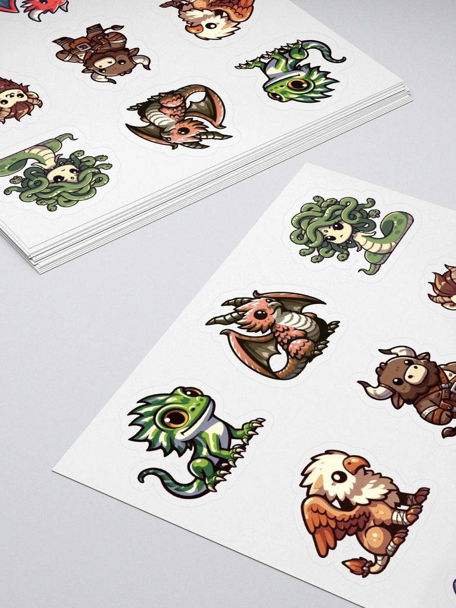 Mythical Meanies | 9 Kiss Cut Stickers product image (4)
