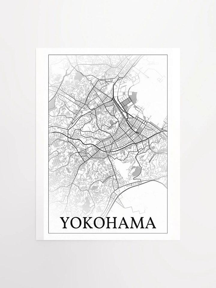 Yokohama, Japan , city map print product image (2)
