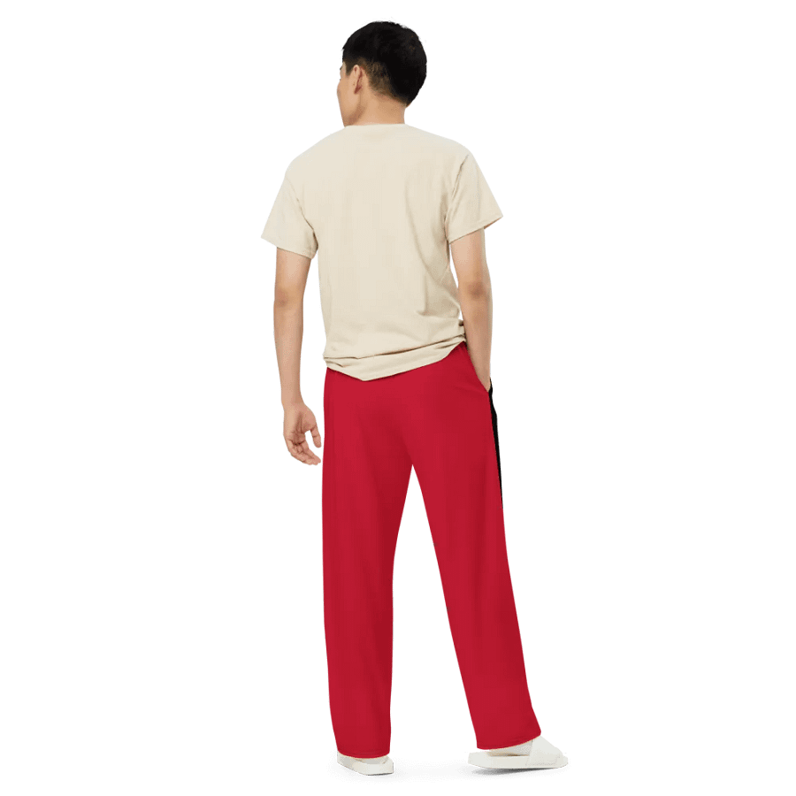 Burning Lotus Unisex wide-leg pants product image (5)