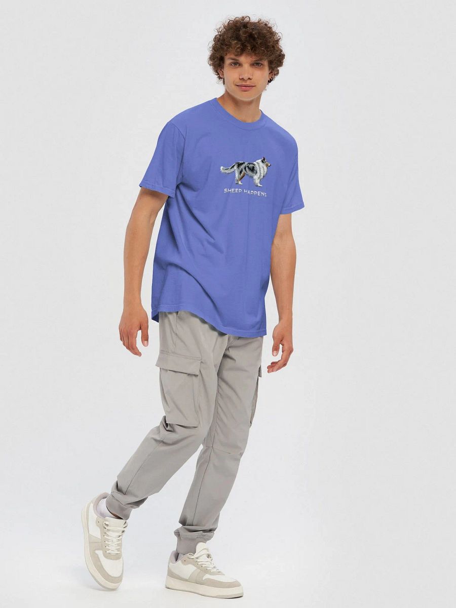 Sheep Happens T-Shirt(Embroidered) of a Shetland Sheepdog(Blue Merle) product image (10)