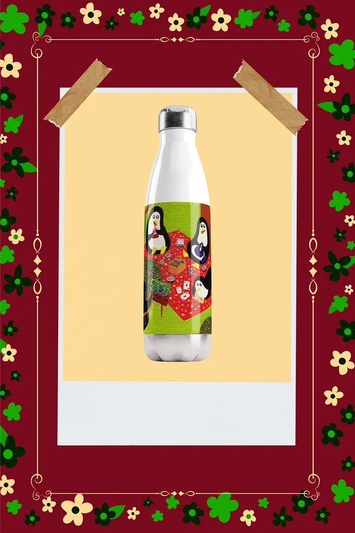 Spring Forest Picnic Stainless Steel Water Bottle product image (1)