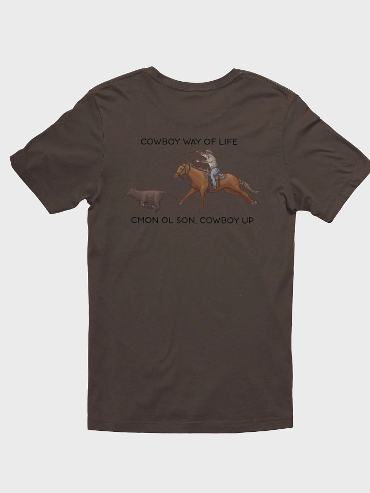 COWBOY Typography Cowboy Hat T-Shirt product image (13)