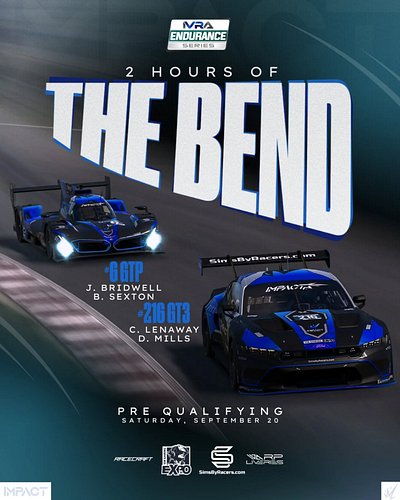 Revving up for tomorrow’s IVRA Pre-Qualifying Round! 🏁

Teams on track:

#6 GTP — driven by Brad Sexton & Jared Bridwell

#21...