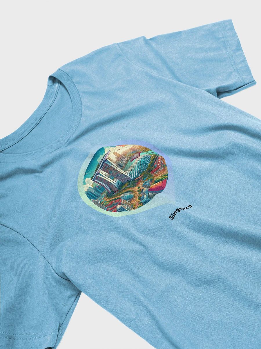 Ultimate Comfort Classic Tee | AI Design: Singapore Skyline product image (3)
