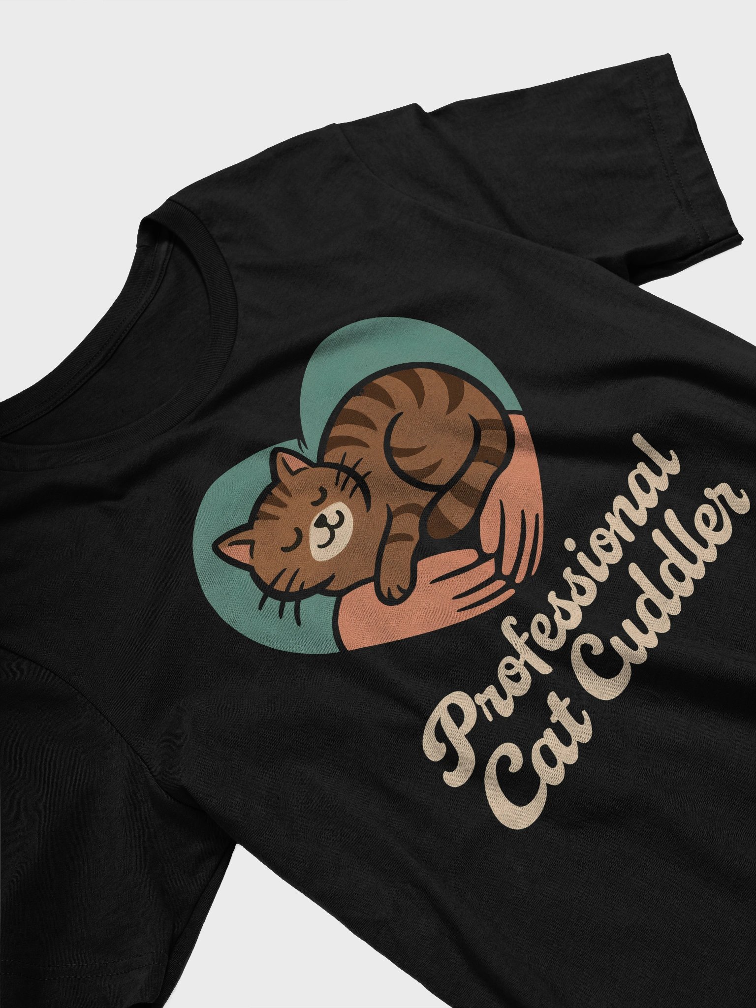 Professional Cat Cuddler T-Shirt product image (3)