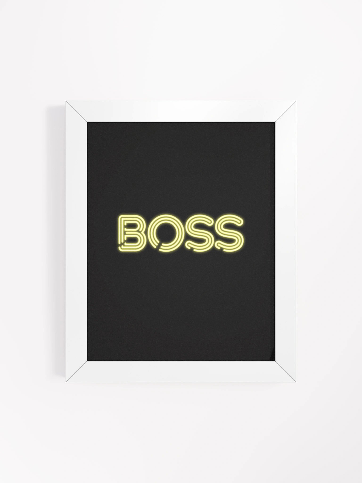 Neon Boss Framed Poster product image (4)