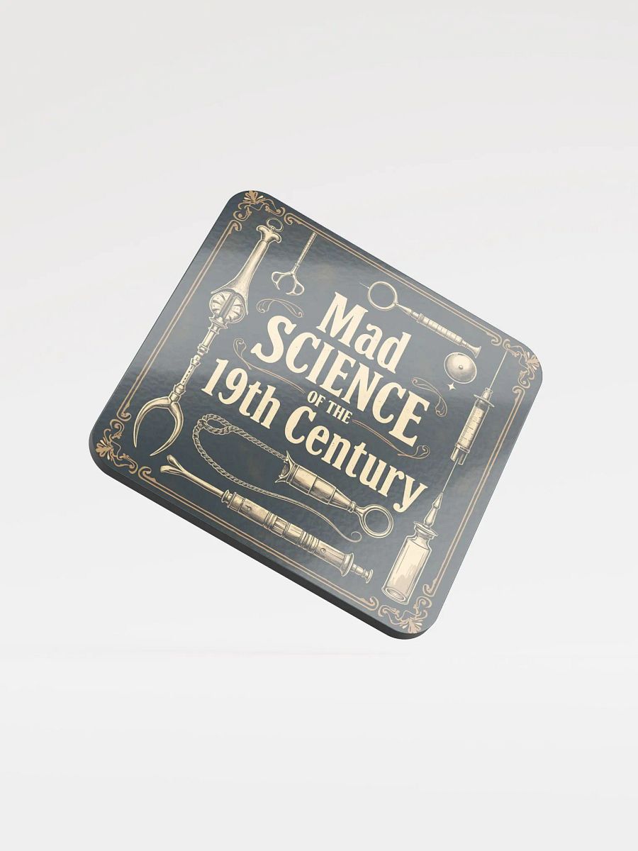 Mad Science of the 19th Century Cork Coaster Set product image (1)