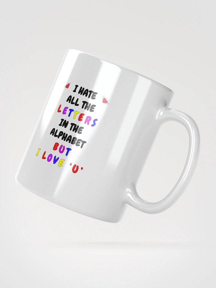 Love white gloss mug product image (4)