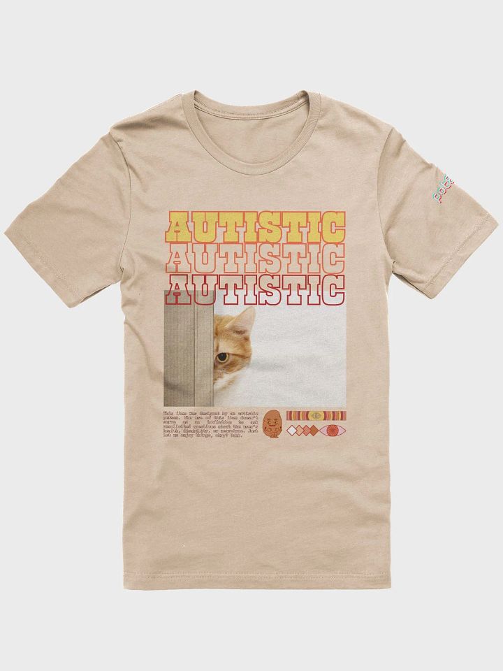 AUTISTIC CAT supersoft tee product image (36)