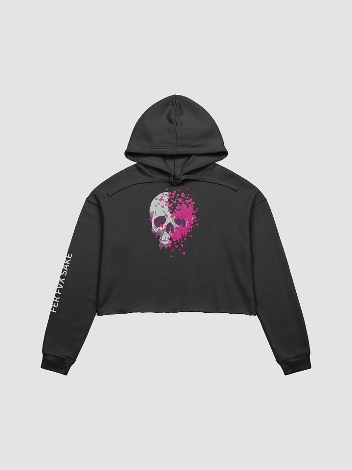 FFS Skull Hearted Fleece Cropped Hoodie product image (1)
