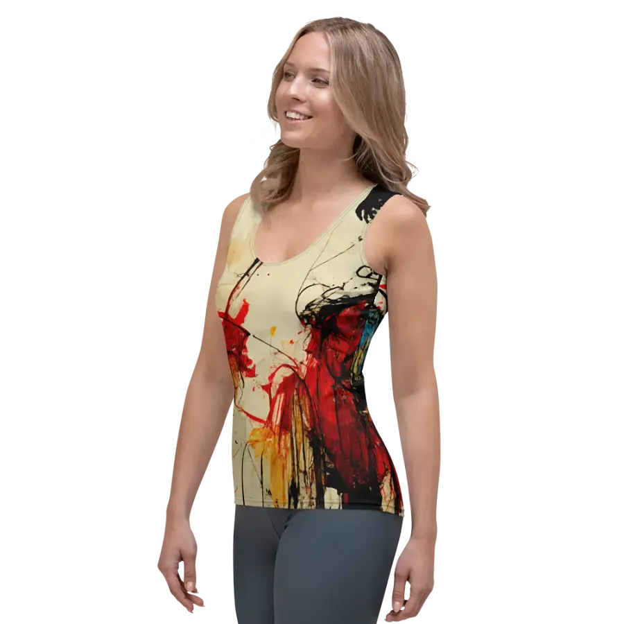 Chromatic Skeleton All-Over Tank Top product image (3)