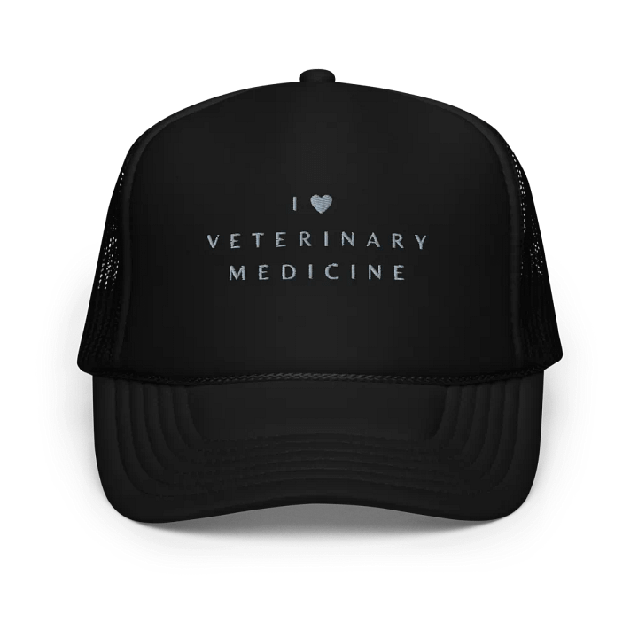 "I love Veterinary medicine" embroidery hat product image (1)