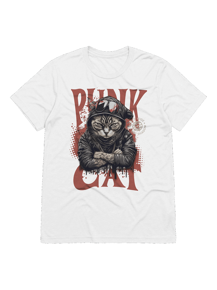 Punk Cat | Unisex Tri-Blend-T-Shirt Bella + Canvas product image (2)