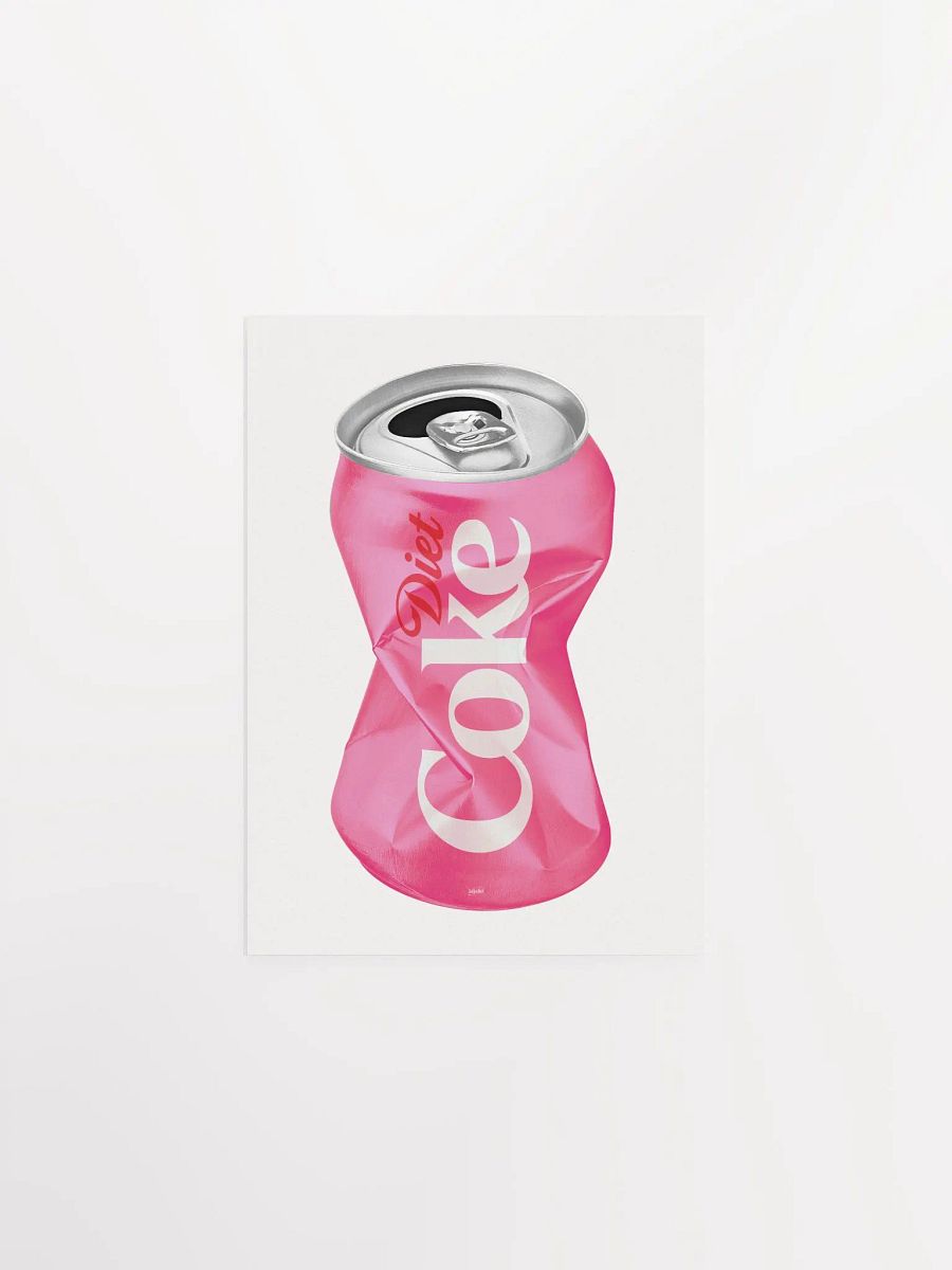 Pink Diet Coke Crushed Can Print product image (5)