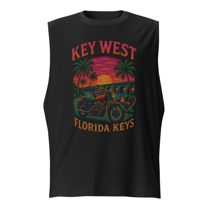 Key West Rider Rooster Men's Tank Top product image (2)