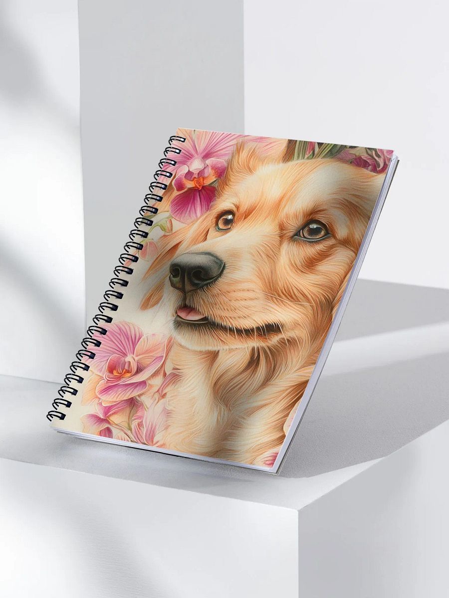 Orchid Canine Spiral Notebook product image (3)