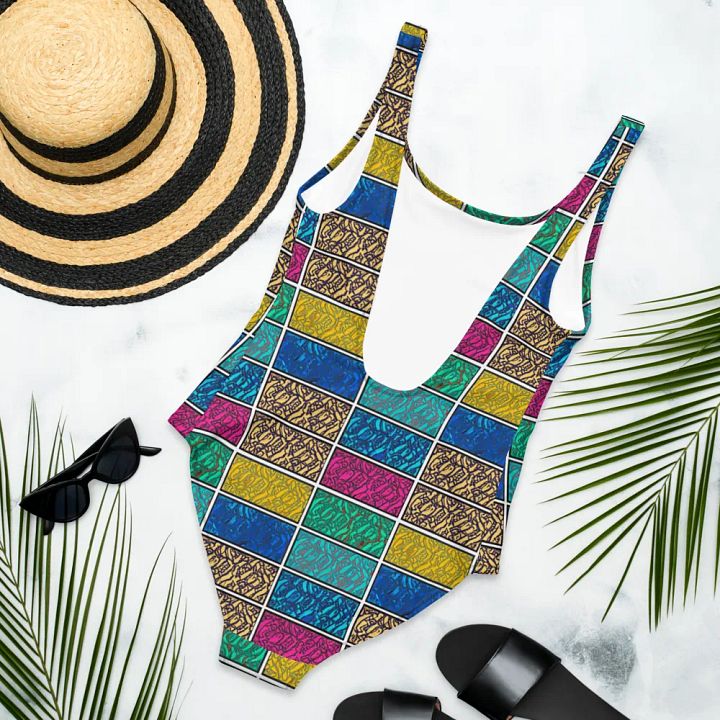 Bloom with Confidence: Floral Block One-Piece Swimsuit product image (2)
