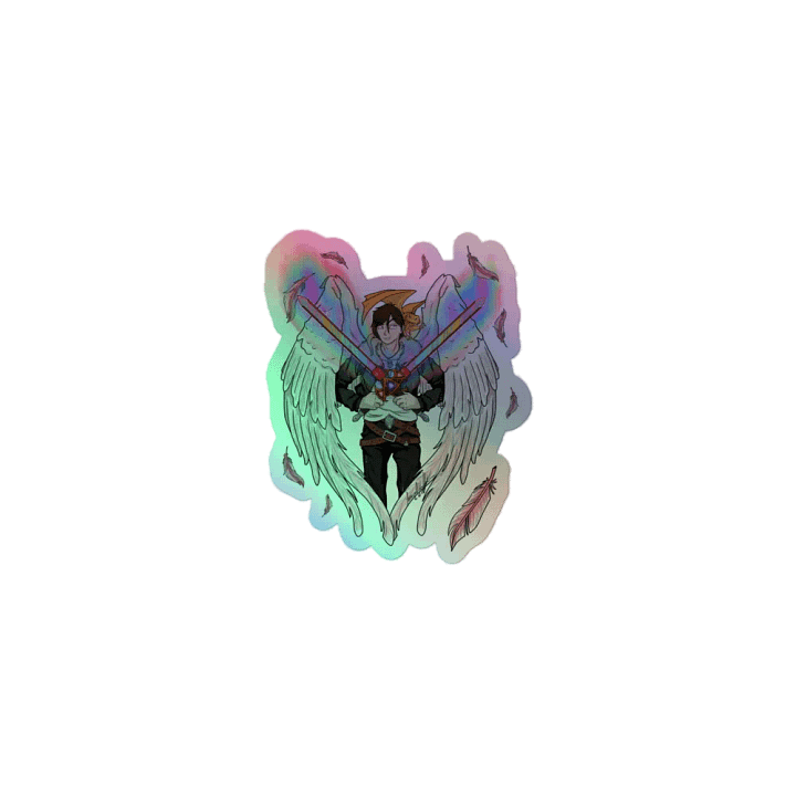 Warrior PRIDE Holographic Sticker product image (1)