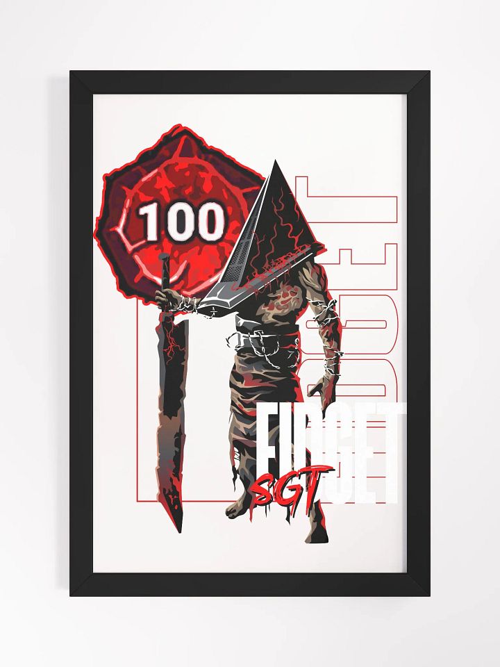 P100 Pyramid Head - Framed Poster product image (1)