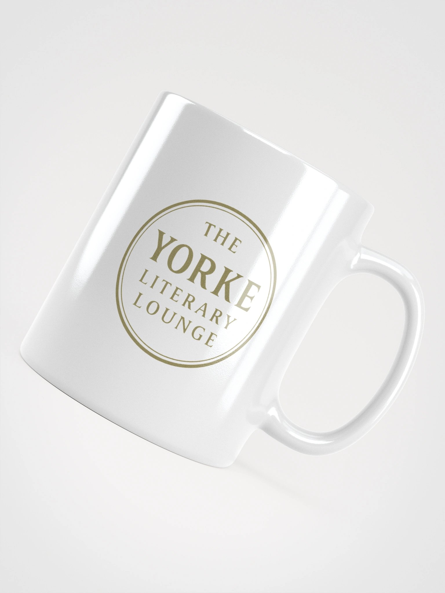 The Yorke Literary Lounge Ceramic Mug White product image (5)