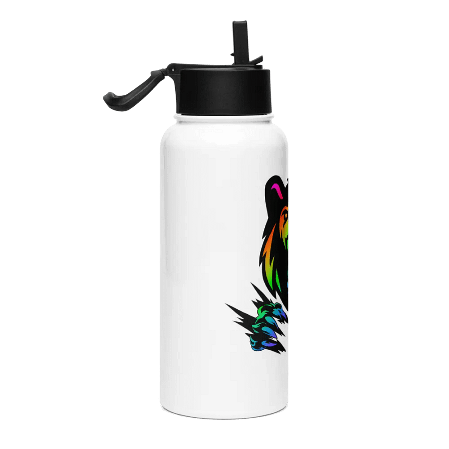 Bear Claw Metal Water Bottle With Straw product image (4)