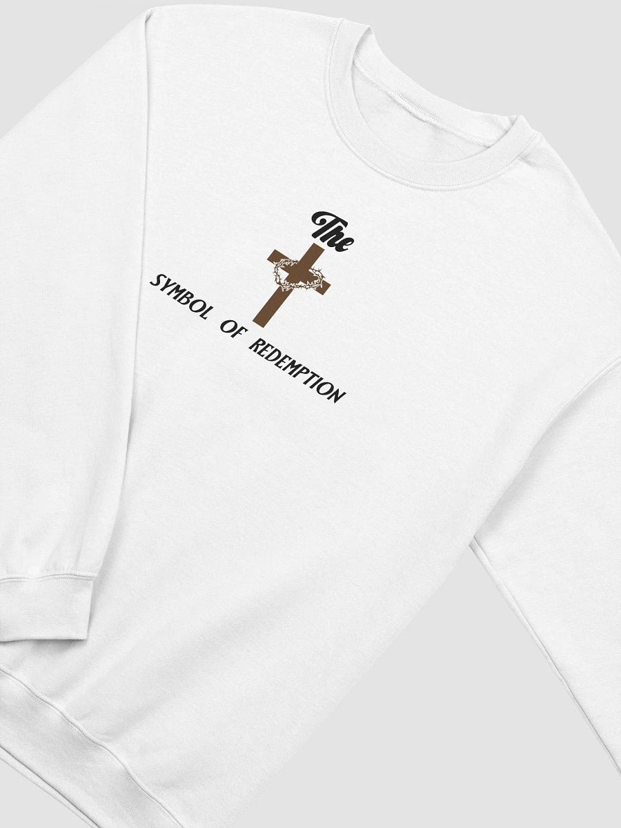 Crisp Comfort Crewneck Sweatshirt (THE CROSS. SYMBOL OF REDEMPTION.) product image (3)