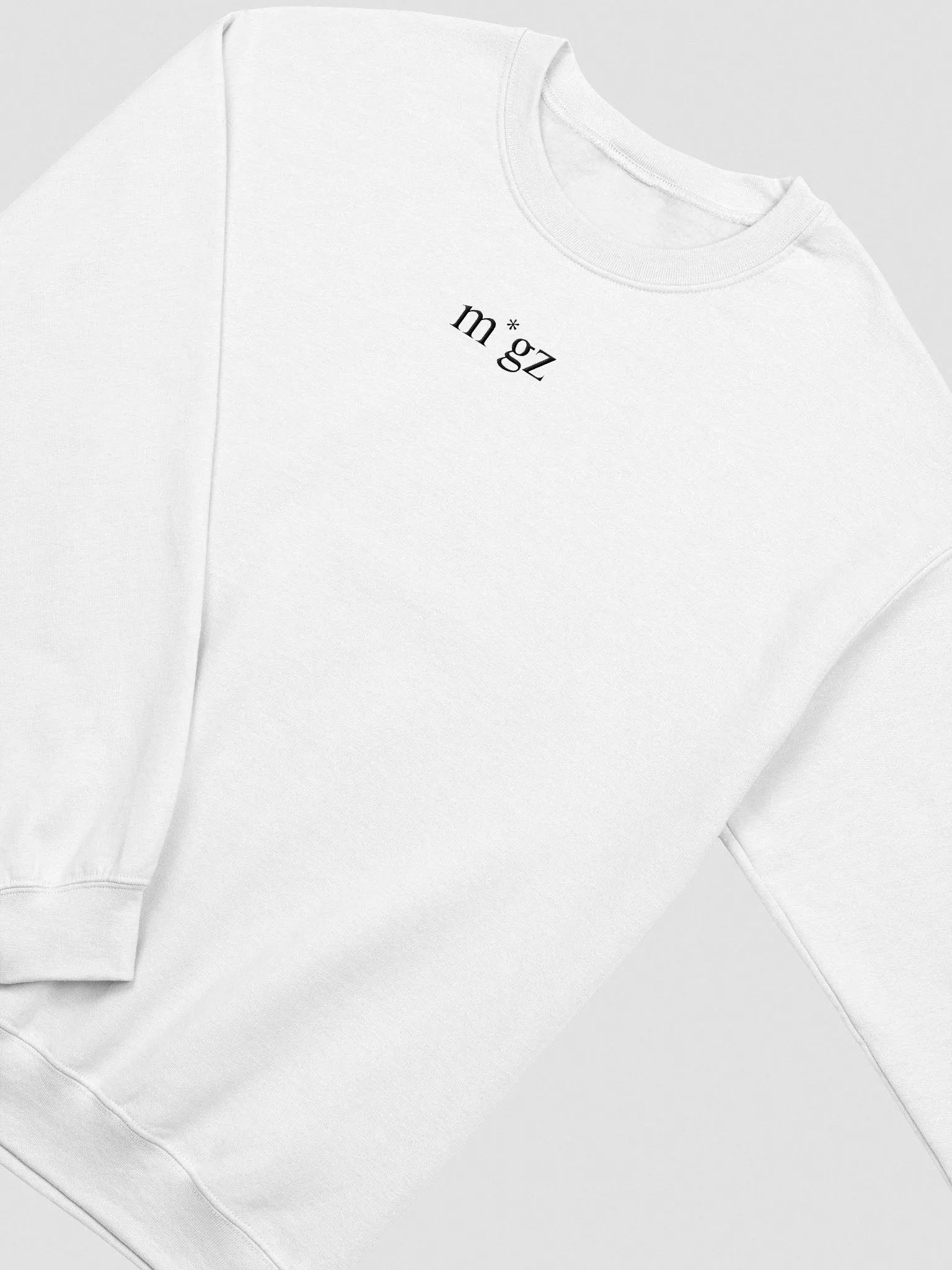 m*gz crewneck - white product image (3)