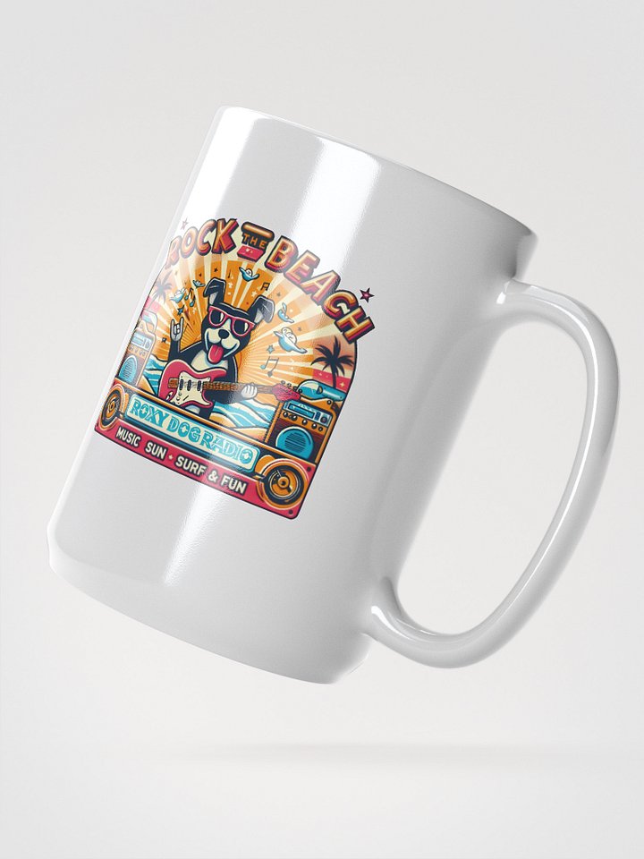Rock The Beach Roxy Dog Radio Coffee Mug product image (2)