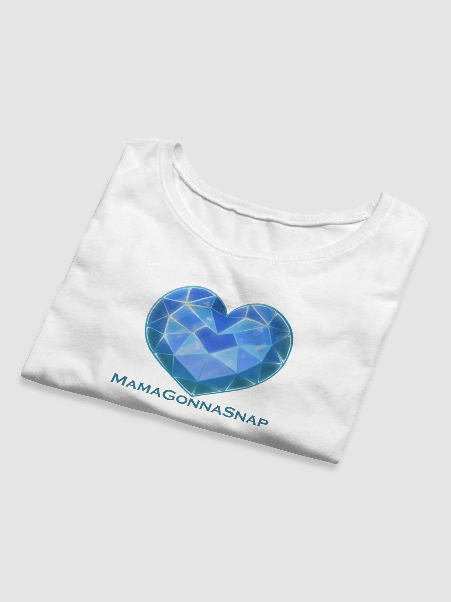 Jeweled Heart Women's Cropped T-Shirt product image (4)