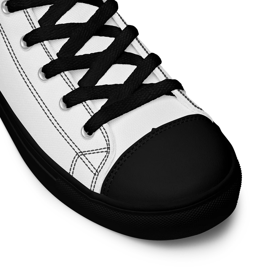 White and Black Flower Sneakers product image (33)