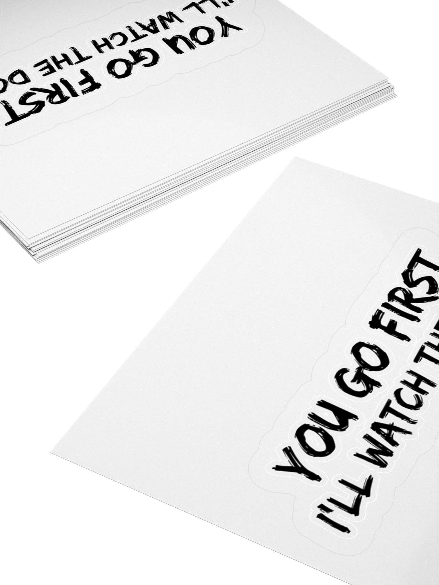 Watch The Door Kiss Cut Stickers product image (4)