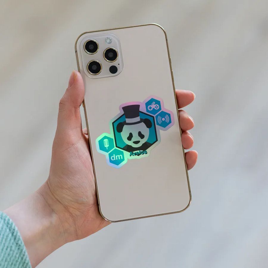 Avelos logo Holo sticker product image (6)