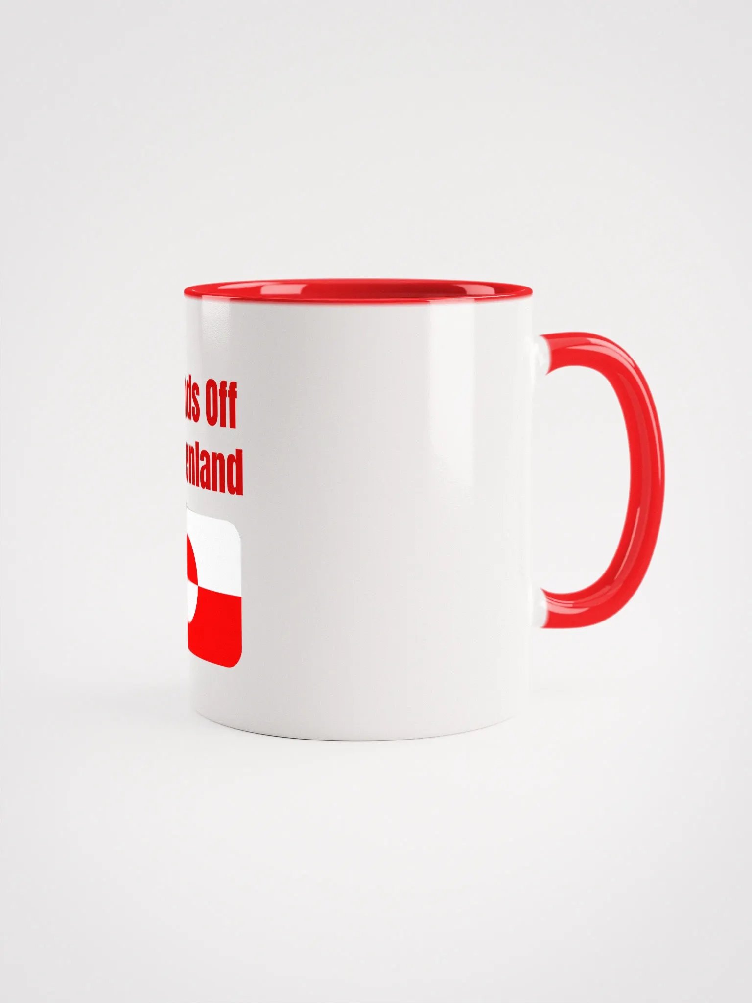 Bold Greenland Flag Ceramic Mug product image (2)