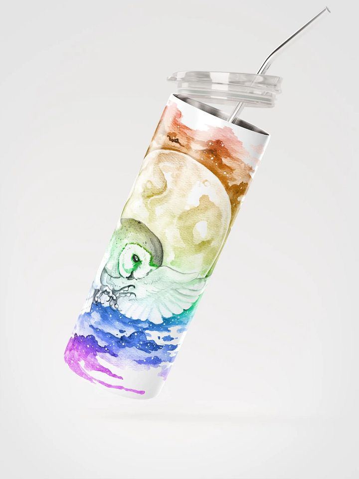 Rainbow Barn Owl - tumbler product image (2)